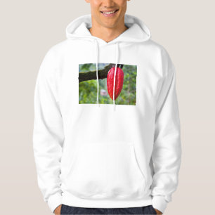 cacaodraden rood hoodie