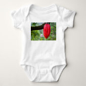 cacaodraden rood romper (Voorkant)