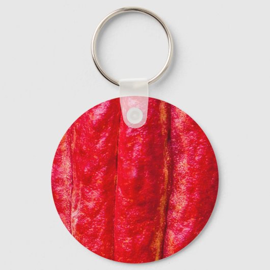 cacaodraden rood sleutelhanger (Voorkant)