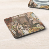 Cacaoglycerine van Hovey, circa 1860 Bier Onderzetter (Linkerzijde)