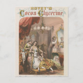 Cacaoglycerine van Hovey, circa 1860 Briefkaart (Voorkant)