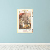 Cacaoglycerine van Hovey, circa 1860 Canvas Afdruk (Insitu (Houten vloer))