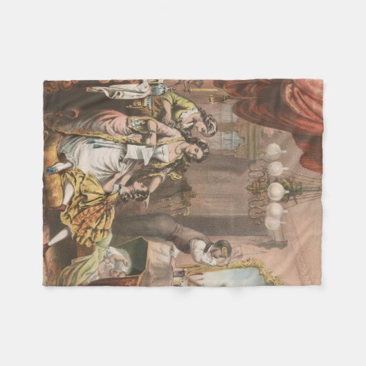 Cacaoglycerine van Hovey, circa 1860 Fleece Deken (Voorkant (Horizontaal))