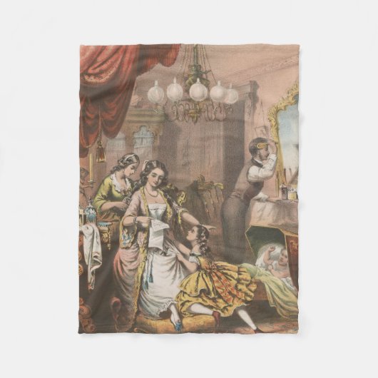 Cacaoglycerine van Hovey, circa 1860 Fleece Deken (Voorkant)