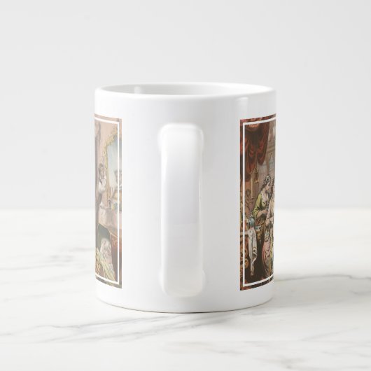 Cacaoglycerine van Hovey, circa 1860 Grote Koffiekop (Achterkant)