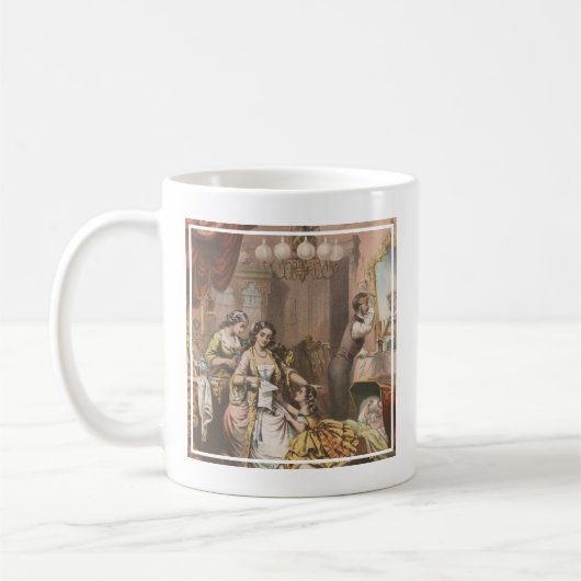 Cacaoglycerine van Hovey, circa 1860 Koffiemok (Links)