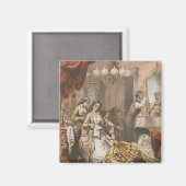 Cacaoglycerine van Hovey, circa 1860 Magneet (Voorkant / Achterkant)