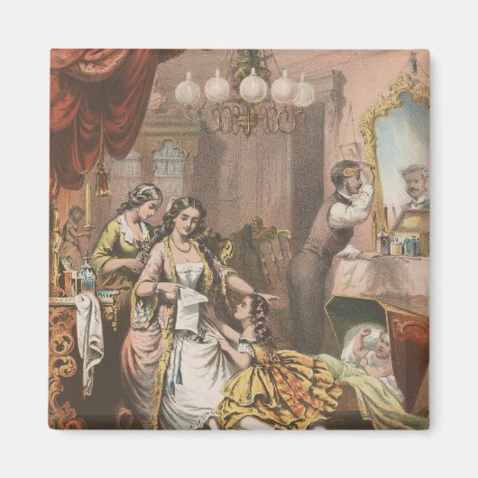 Cacaoglycerine van Hovey, circa 1860 Magneet (Voorkant)