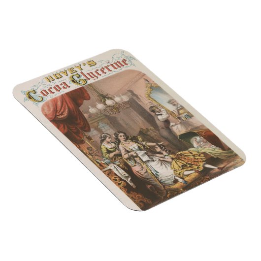 Cacaoglycerine van Hovey, circa 1860 Magneet (Rechterzijde)