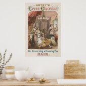 Cacaoglycerine van Hovey, circa 1860 Poster (Keuken)