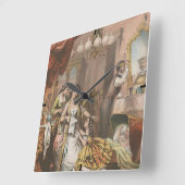 Cacaoglycerine van Hovey, circa 1860 Vierkante Klok (Hoek)