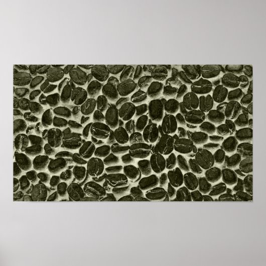 cacaokoffiebonen poster (Voorkant)