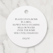 Cacaomankeringen, label voor de bouw (Achterkant)