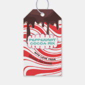 Cacaomix in een label met cadeau voor potten cadeaulabel (Voorkant)