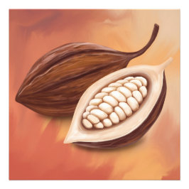 Cacaopeul  foto afdruk
