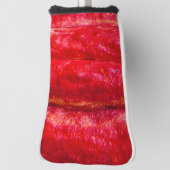 cacaopeul rood golfheadcover (Draai 90)