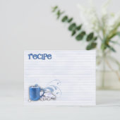 cacaoreceptkaart briefkaart (Staand voorkant)