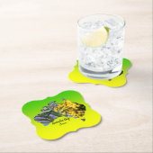 Cacao's voor kunstwitboek bewerken kartonnen onderzetters (Insitu)