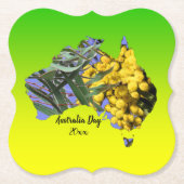 Cacao's voor kunstwitboek bewerken kartonnen onderzetters (Voorkant)