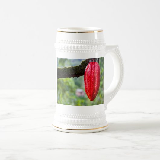 cacaovrucht rood bierpul (Voorkant rechts)