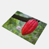 cacaovrucht rood deurmat (Schuin)
