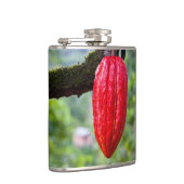 cacaovrucht rood heupfles (Rechts)