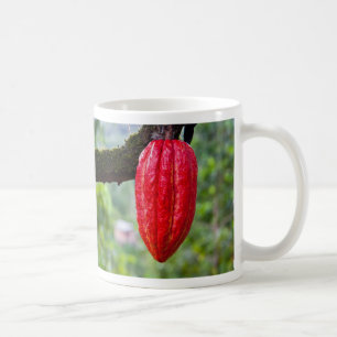 cacaovrucht rood koffiemok