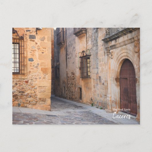 Caceres Alley, Spanje Briefkaart (Voorkant)