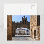 Caceres Arch, Spanje Briefkaart (Voorkant / Achterkant)