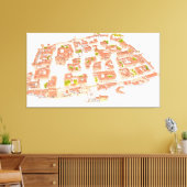 Caceres Spanje Medieval stad Canvas Afdruk (Insitu (Woonkamer))