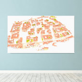 Caceres Spanje Medieval stad Canvas Afdruk (Insitu (Houten vloer))