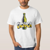 Cachaça, graffiti, street art, drank, stedelijk t-shirt (Voorkant)
