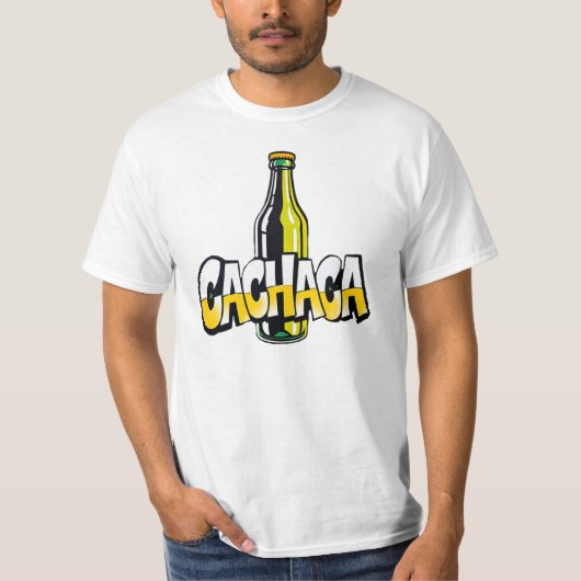 Cachaça, graffiti, street art, drank, stedelijk t-shirt (Voorkant)