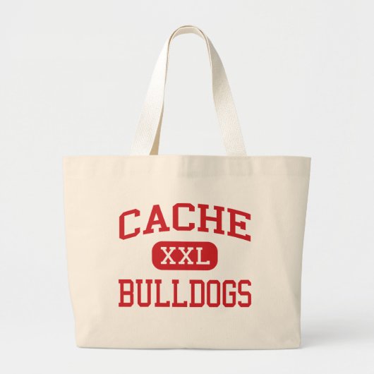 Cache - Bulldogs - Middle School - Cache Oklahoma Grote Tote Bag (Voorkant)