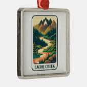 Cache Creek California kleuren Metalen Ornament (Rechts)