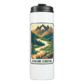 Cache Creek California kleuren Thermosbeker (Voorkant)