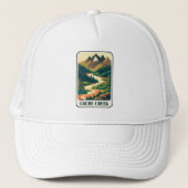 Cache Creek California kleuren Trucker Pet (Voorkant)