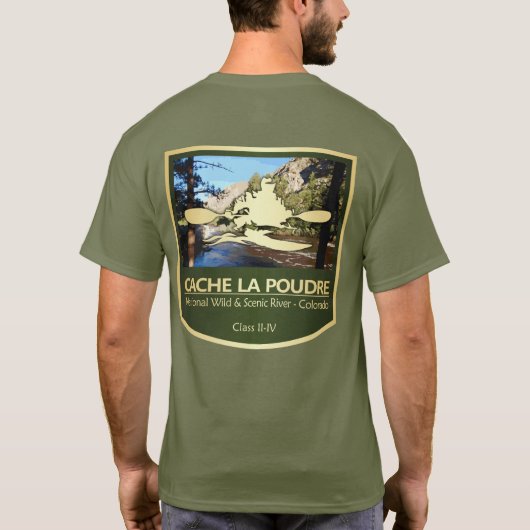 Cache la Poudre (PFK) T-shirt (Achterkant)