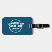 Cache la Poudre River Colorado Kayaking Bagagelabel (Voorkant horizontaal)