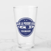 Cache la Poudre River Colorado Kayaking Glas (Voorkant)