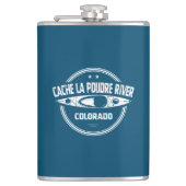 Cache la Poudre River Colorado Kayaking Heupfles (Voorkant)
