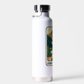 Cache la Poudre River Colorado Kleuren Waterfles (Rechts)