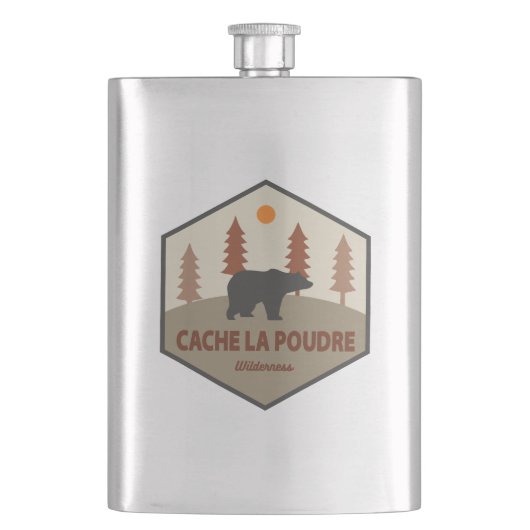 Cache La Poudre Wilderness Colorado Beer Flacon (Voorkant)
