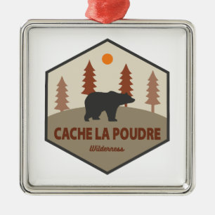 Cache La Poudre Wilderness Colorado Beer Metalen Ornament