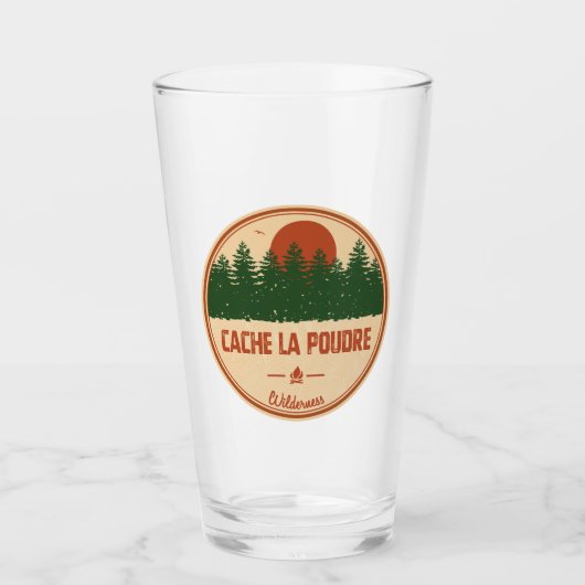 Cache La Poudre Wilderness Colorado Glas (Voorkant)
