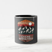Cache national forest tweekleurige koffiemok (Center)
