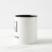 Cache Scene Investigation, C.S.I. Tweekleurige Koffiemok (Center)