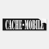 Cachemobiele bumpersticker (Voorkant)