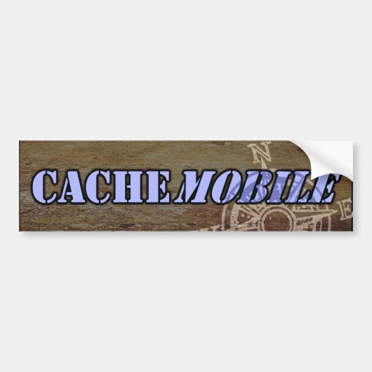Cachemobile bumpersticker (Voorkant)