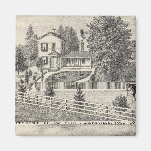 Cacheville res, Madison mill Magneet (Voorkant)